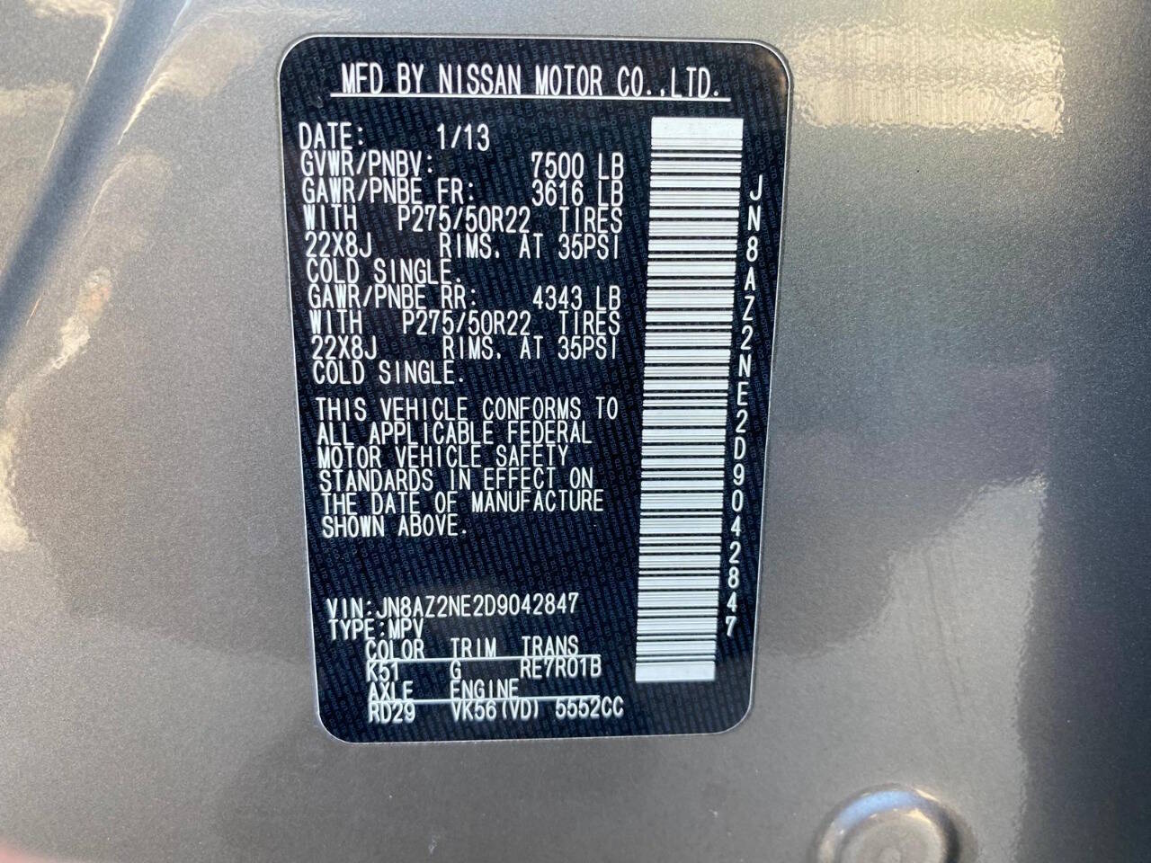 2013 INFINITI QX 56 - Photo 23